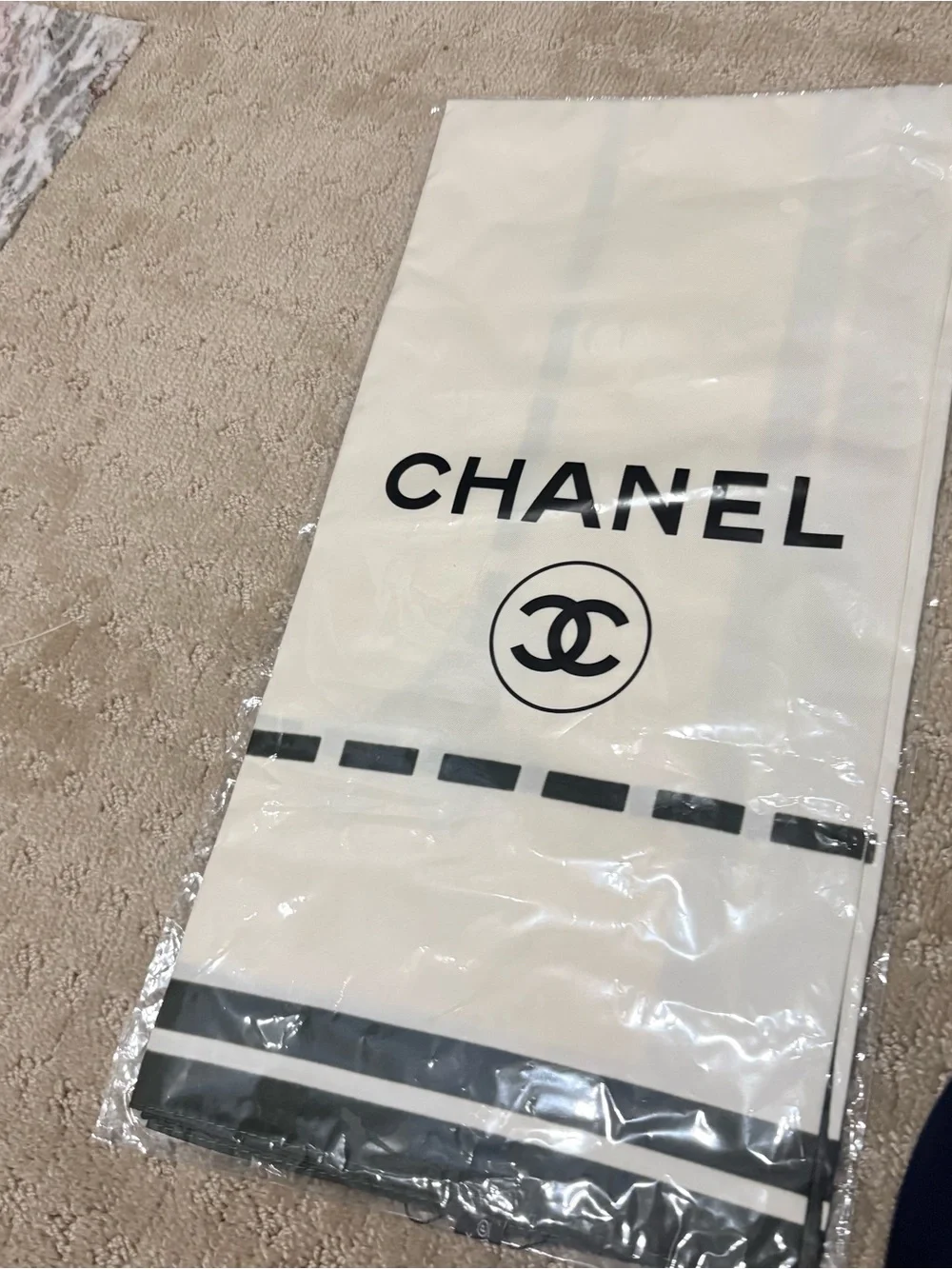Chanel Style white & black Camellia Bow Print Square Silk Scarf Wrap Shawl